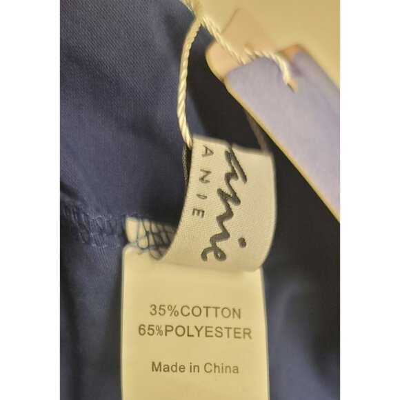 Mens Navy Blue Pajama Pants XXL By Yimanie With Elastic Waist & Drawstring - Picture 6 of 6